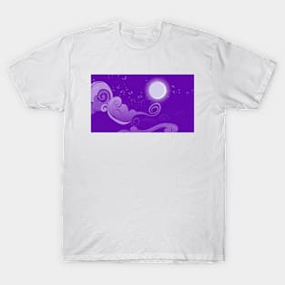Moon Glow Night Sky T-Shirt